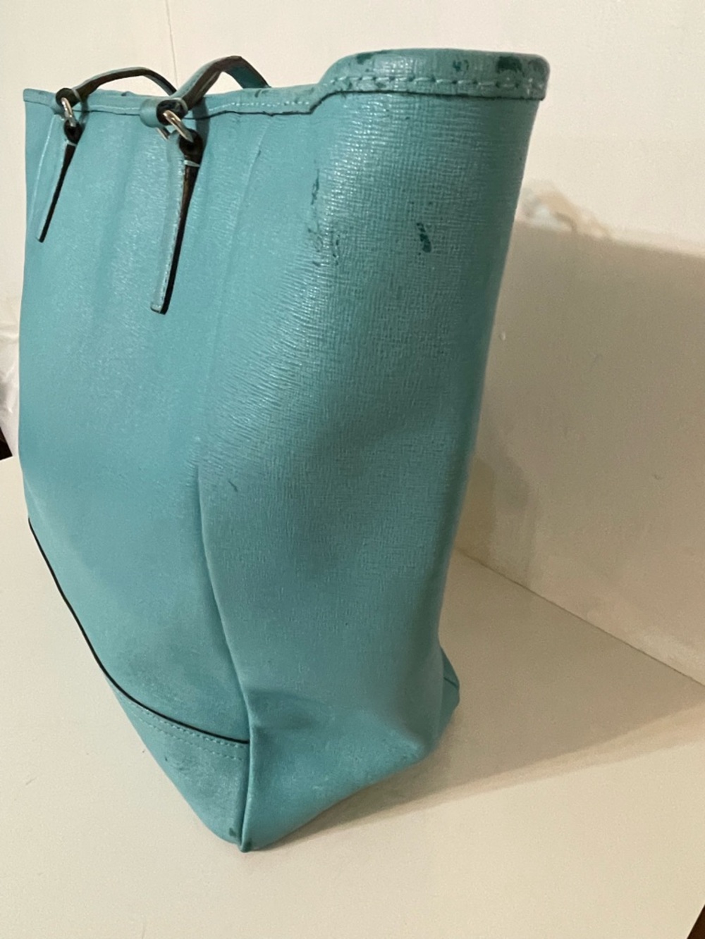 Coach Safiano Robin’s Egg Blue Satchel - Picture 6 of 14